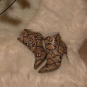 Snake Skin Bootie
